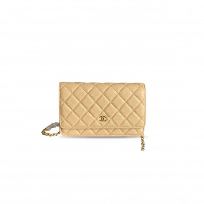 CHANEL CAVIAR QUILTED WALLET ON CHAIN WOC AP0250 (19*13*3cm) 